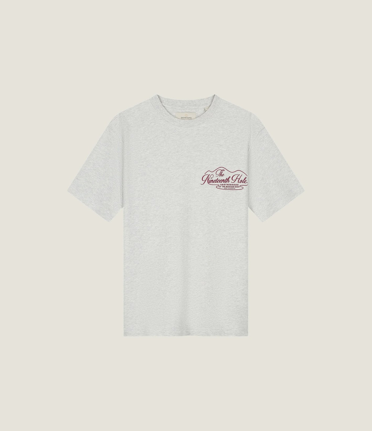Dstrezzed Lasse Tee Artwork Grey Melange