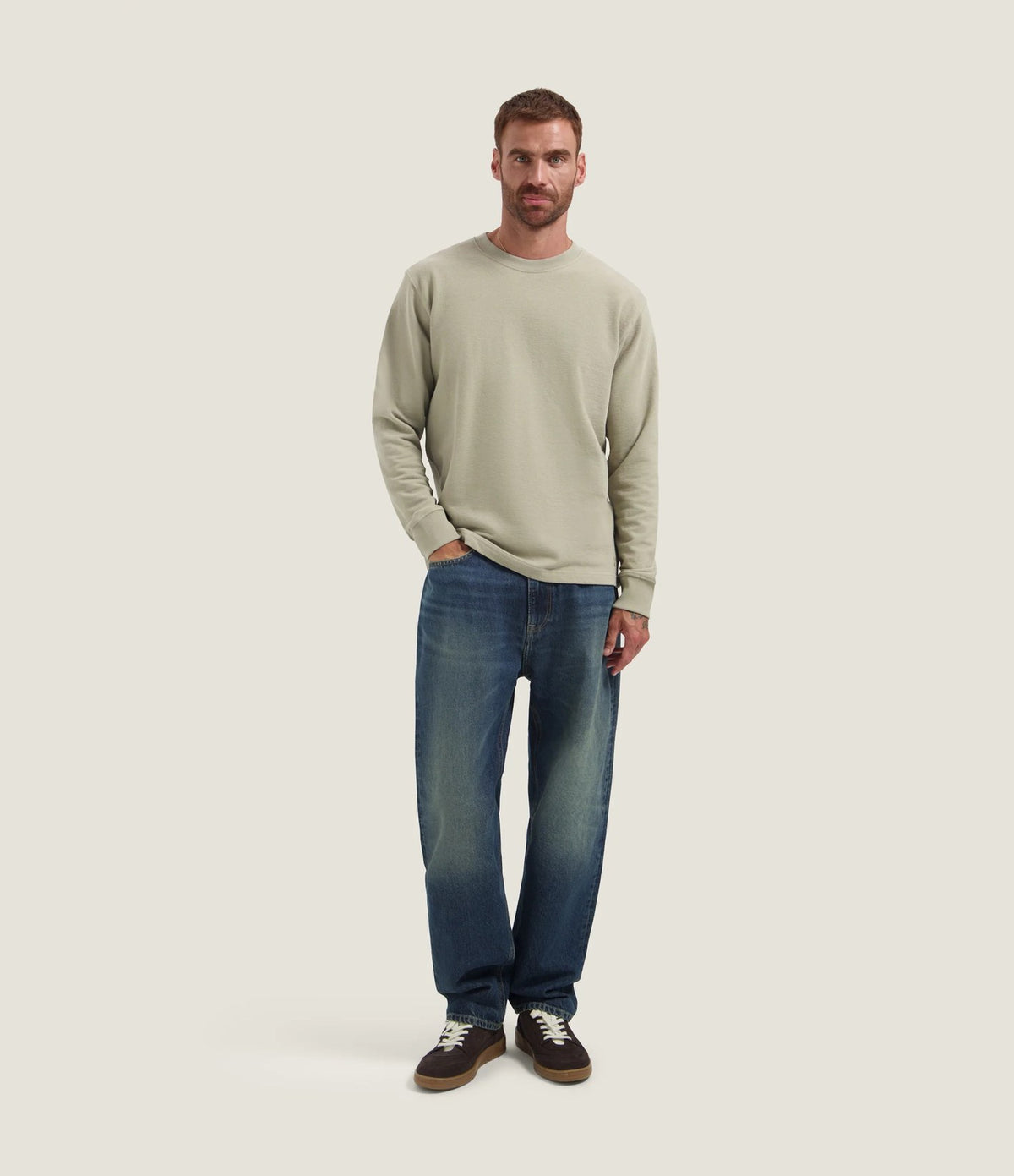 Dstrezzed Lasse Crew Vintage Sand