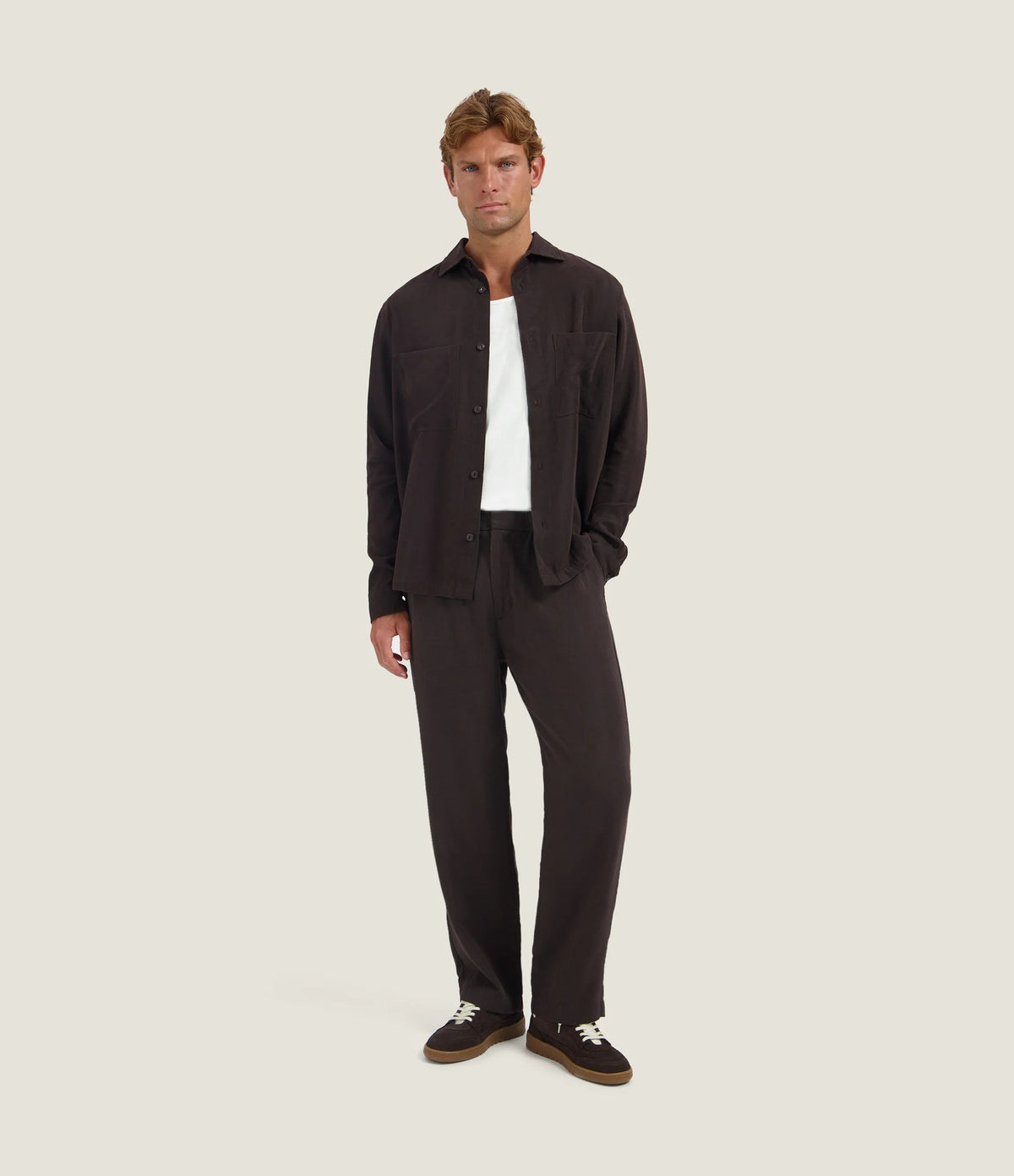 Dstrezzed Caleb Shirt Dark Brown