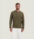 Dstrezzed Kostas Zip Polo Olive