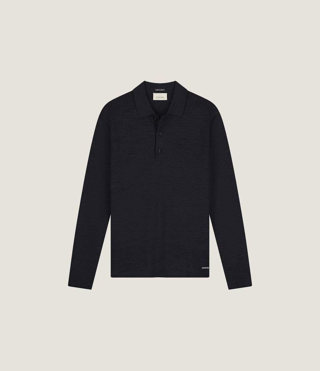 Dstrezzed Destin Button Polo Charcoal