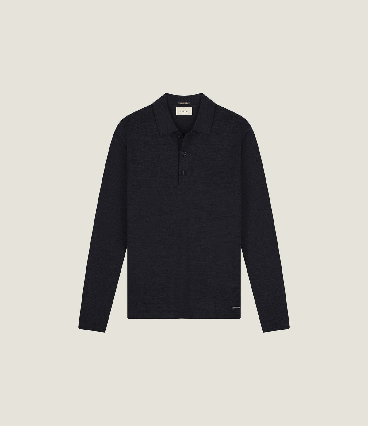 Dstrezzed Destin Button Polo Charcoal
