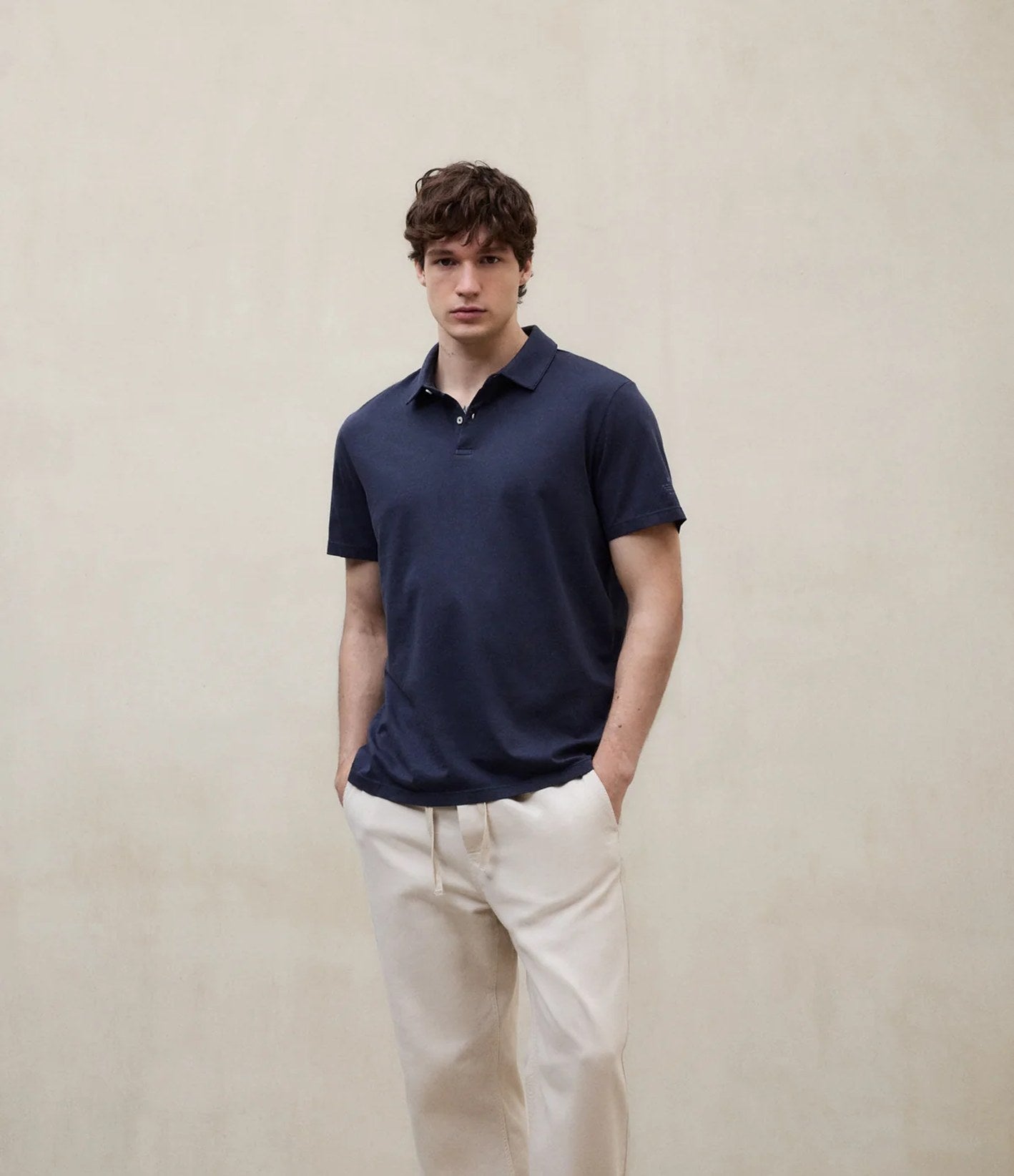 Ecoalf Theo Polo Navy