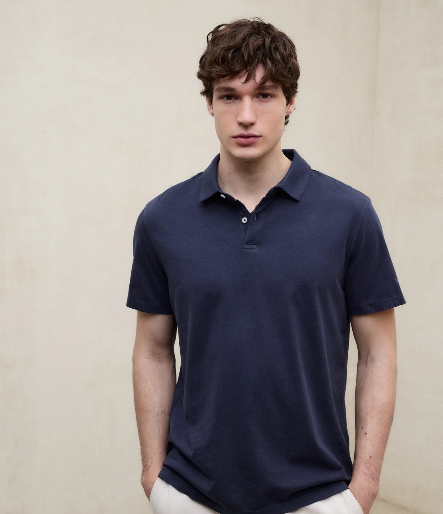 Ecoalf Theo Polo Navy