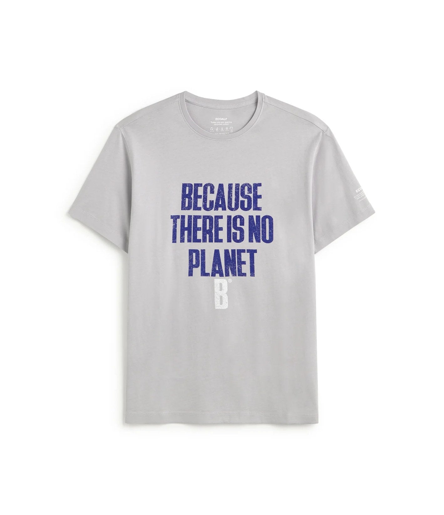 Ecoalf Min T-Shirt Gris Planet B