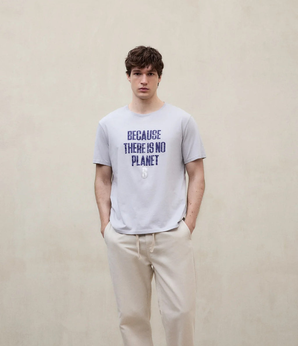Ecoalf Min T-Shirt Gris Planet B