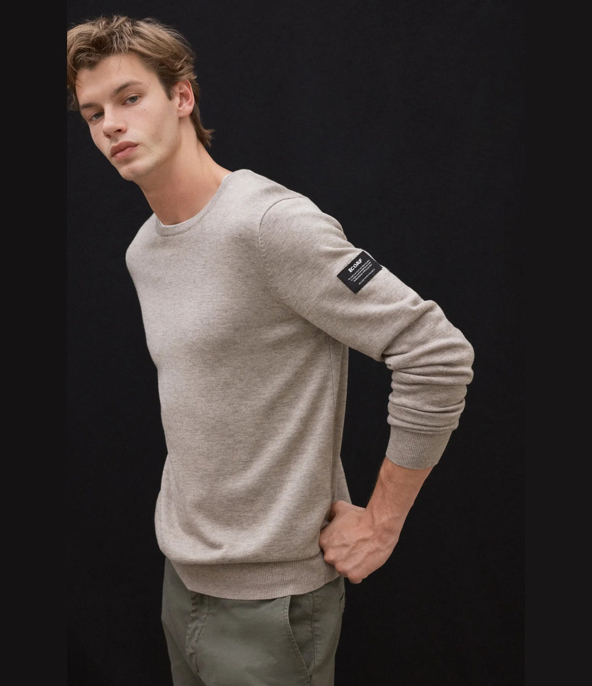 Ecoalf Bayona Knit Man Toast Melange