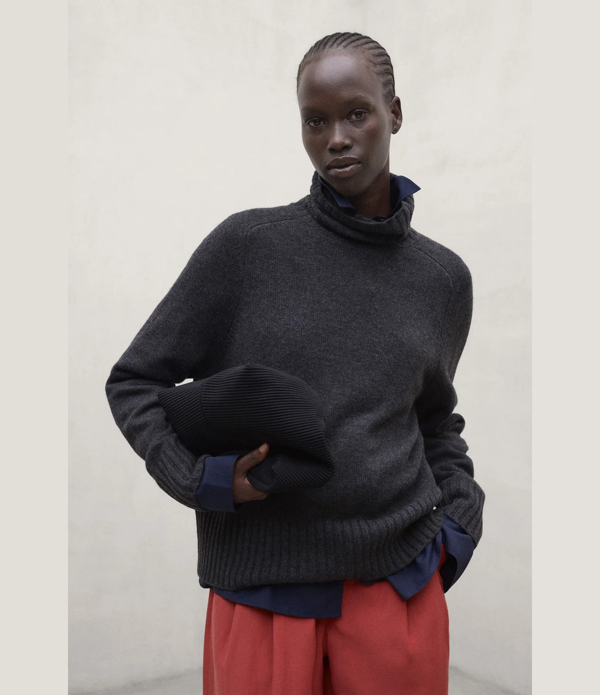 Ecoalf Caqui Knit Dark Grey Melange