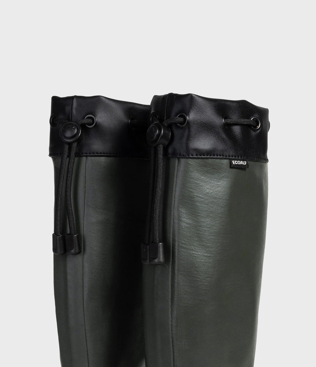 Ecoalf Anamaria Rainboot High Dark Khaki