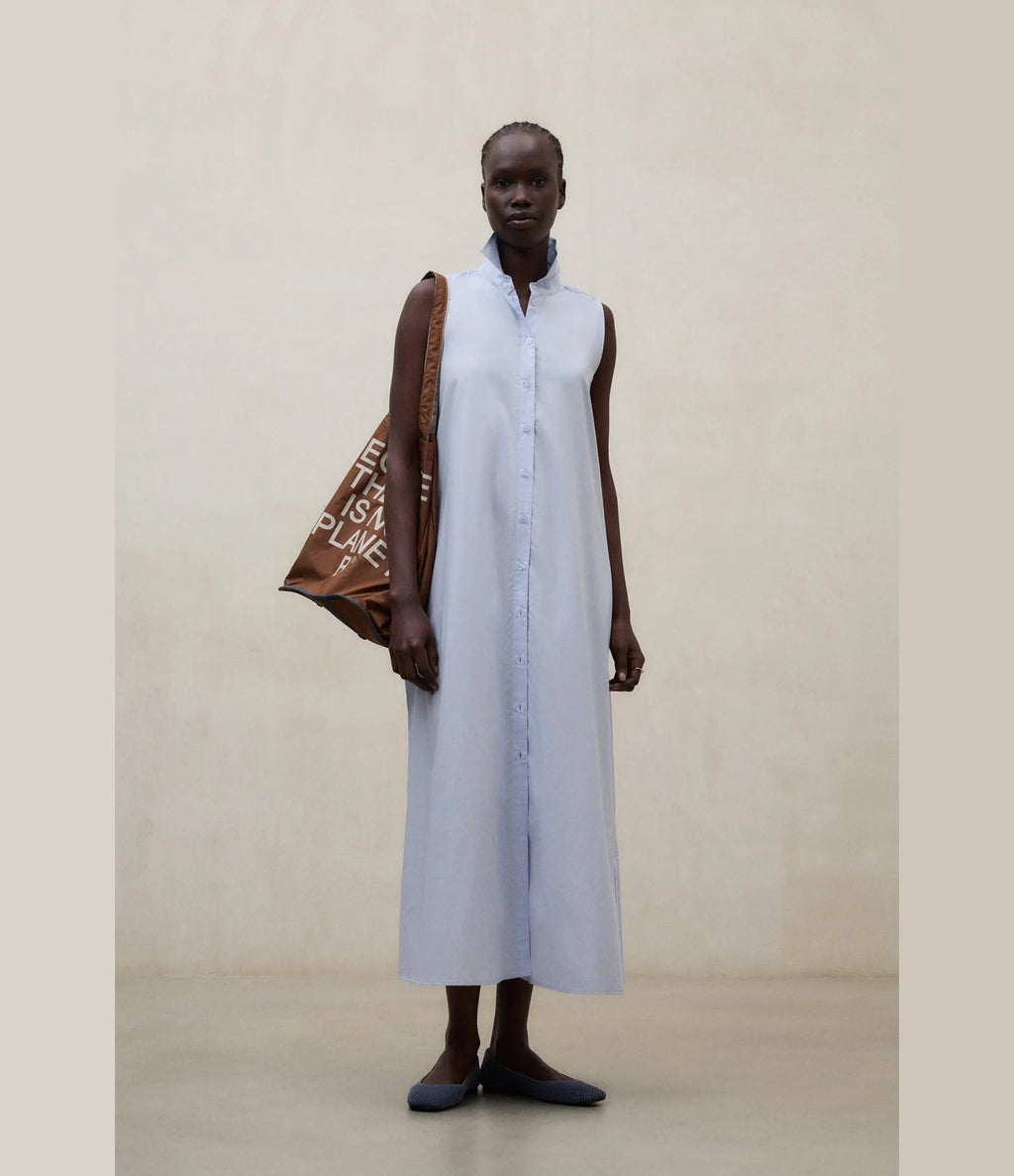 Ecoalf Chiara Dress Azul Celeste