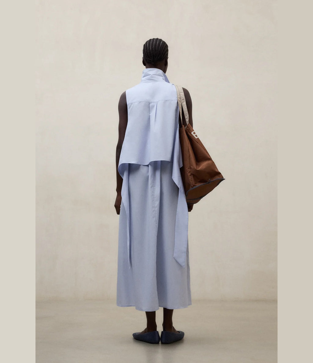 Ecoalf Chiara Dress Azul Celeste