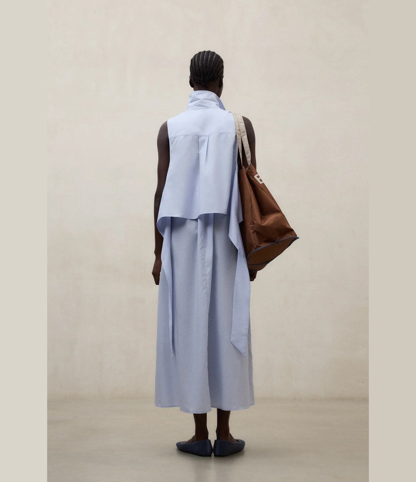 Ecoalf Chiara Dress Azul Celeste