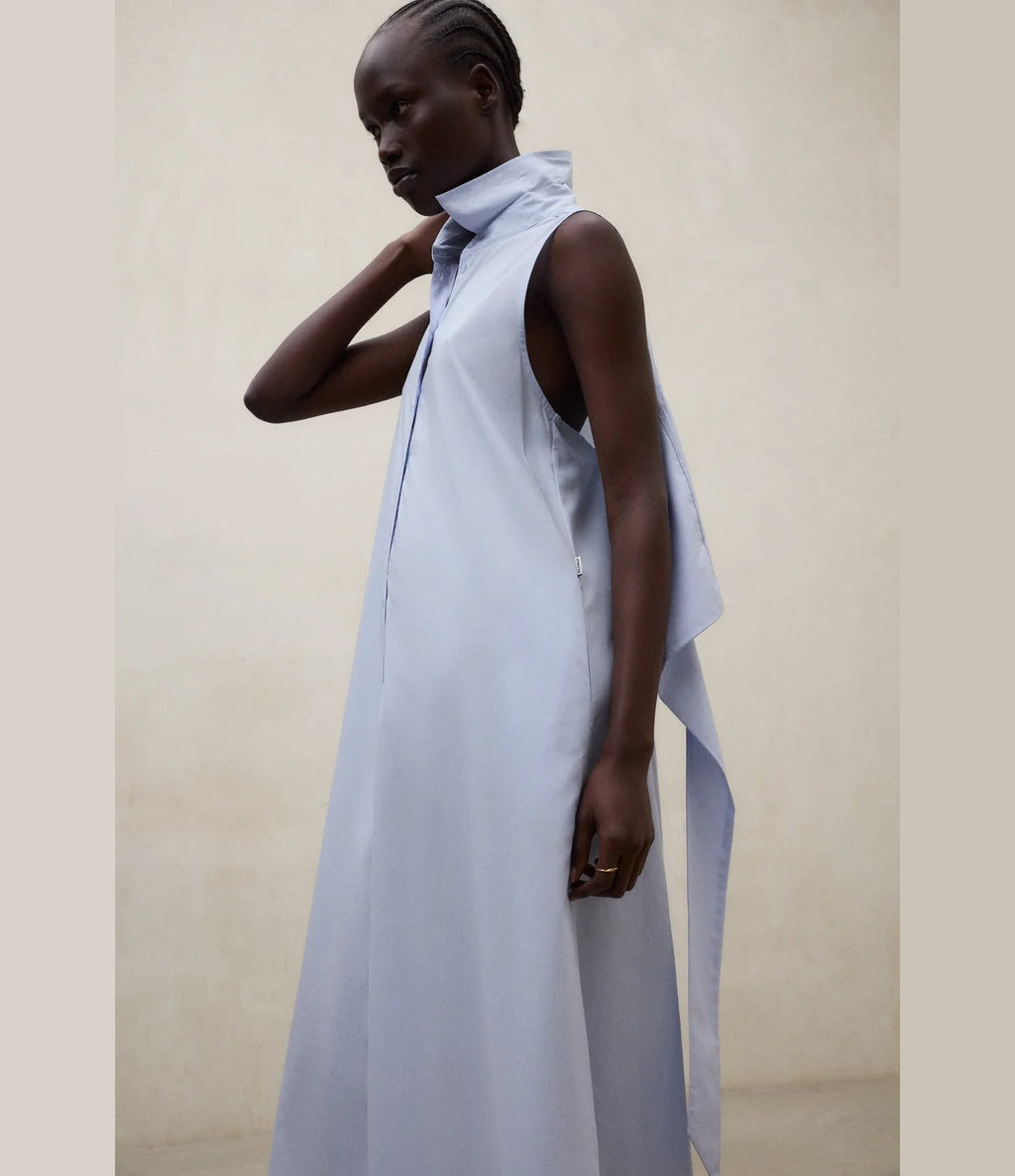 Ecoalf Chiara Dress Azul Celeste