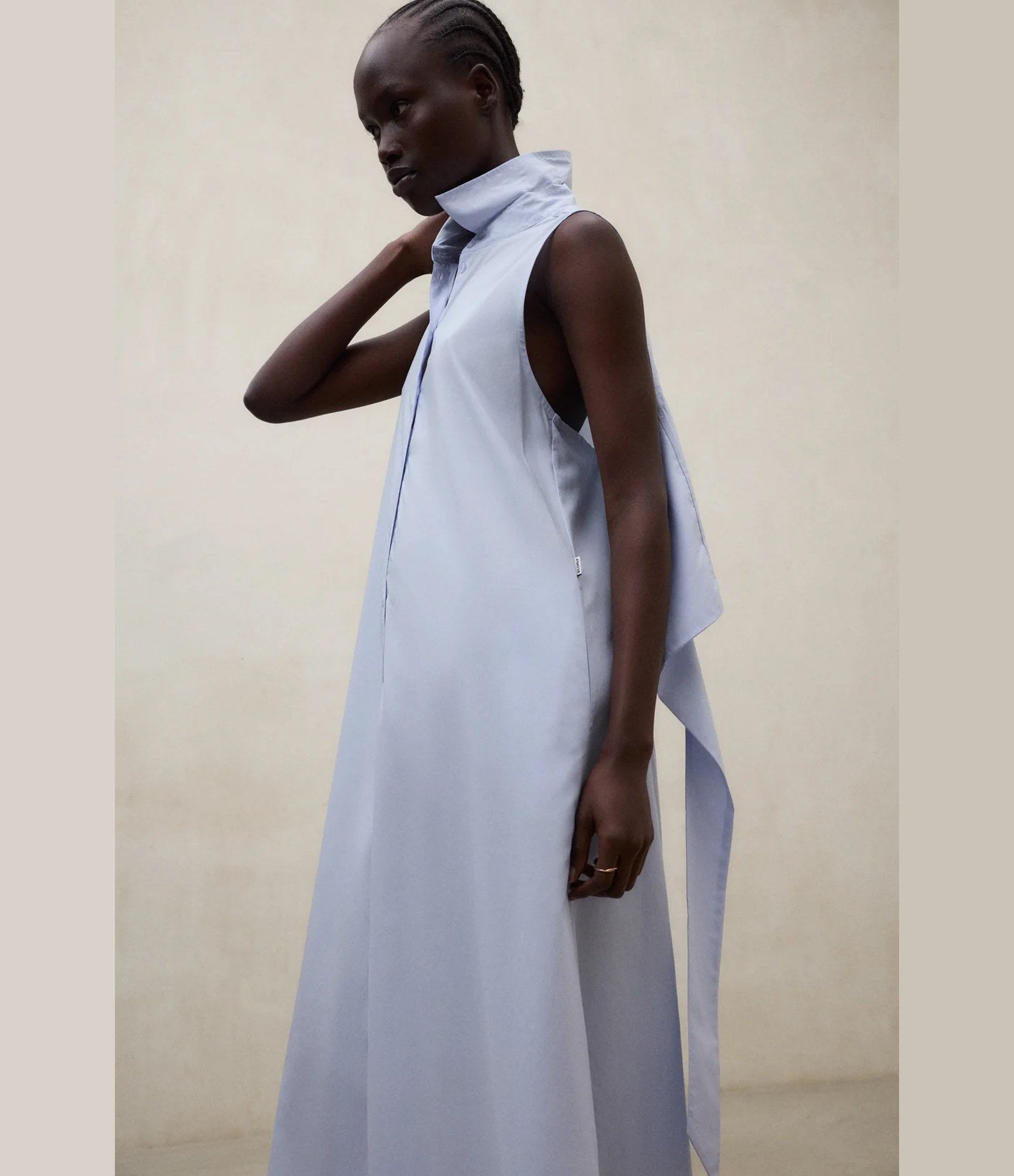 Ecoalf Chiara Dress Azul Celeste