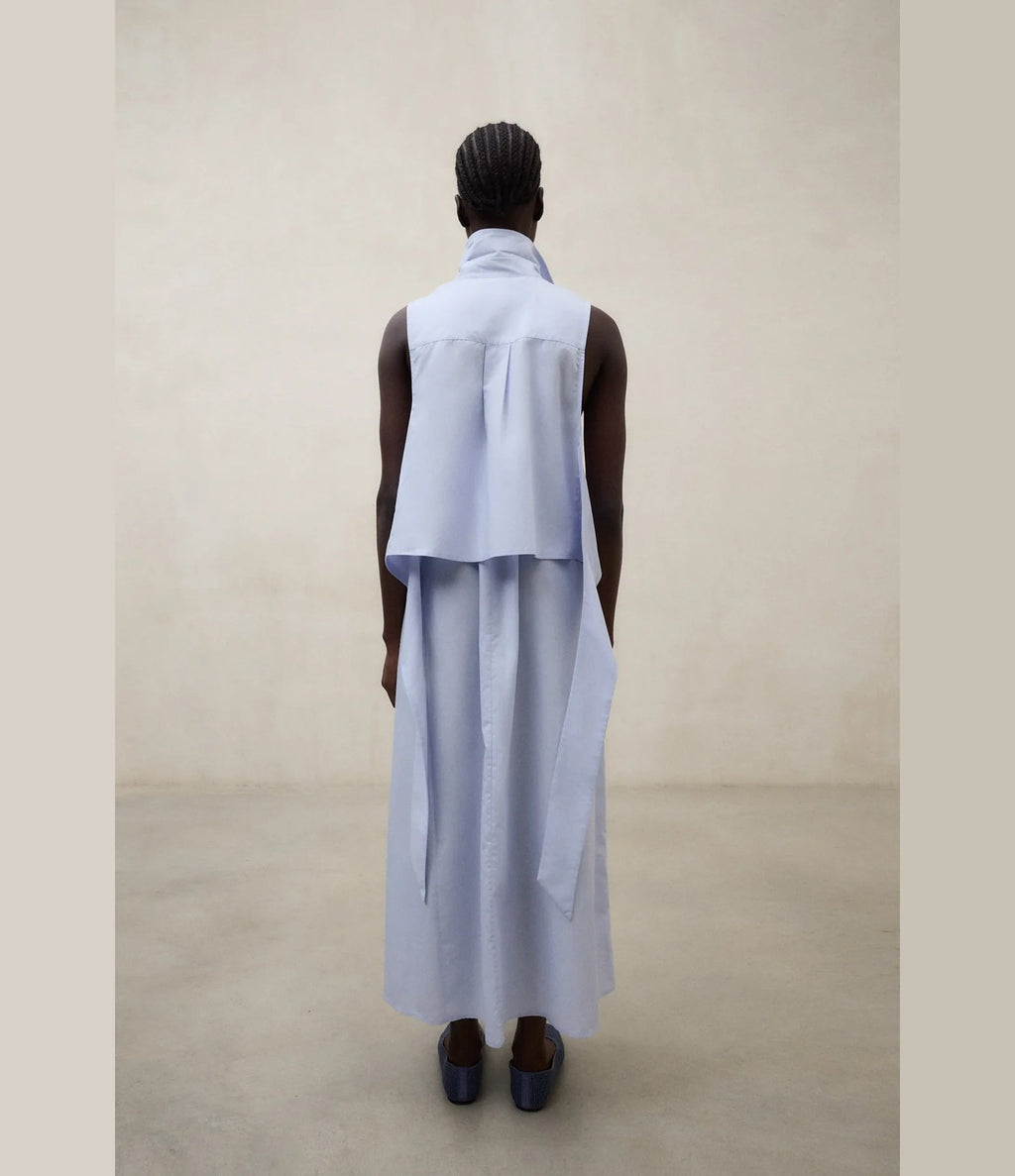 Ecoalf Chiara Dress Azul Celeste