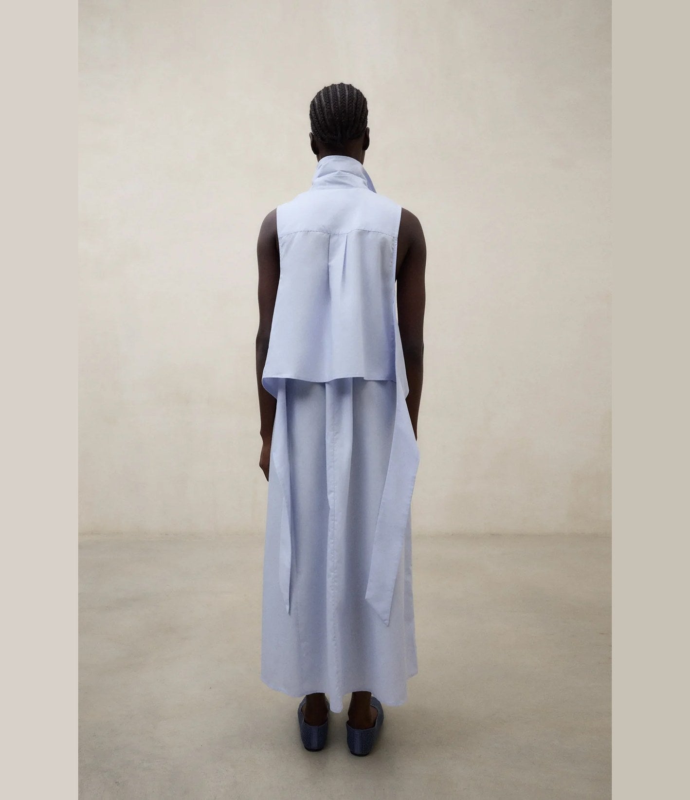 Ecoalf Chiara Dress Azul Celeste