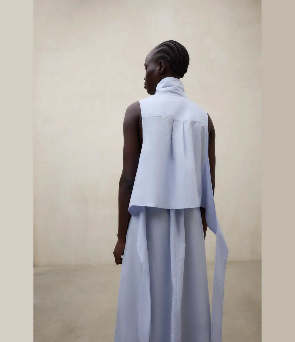 Ecoalf Chiara Dress Azul Celeste