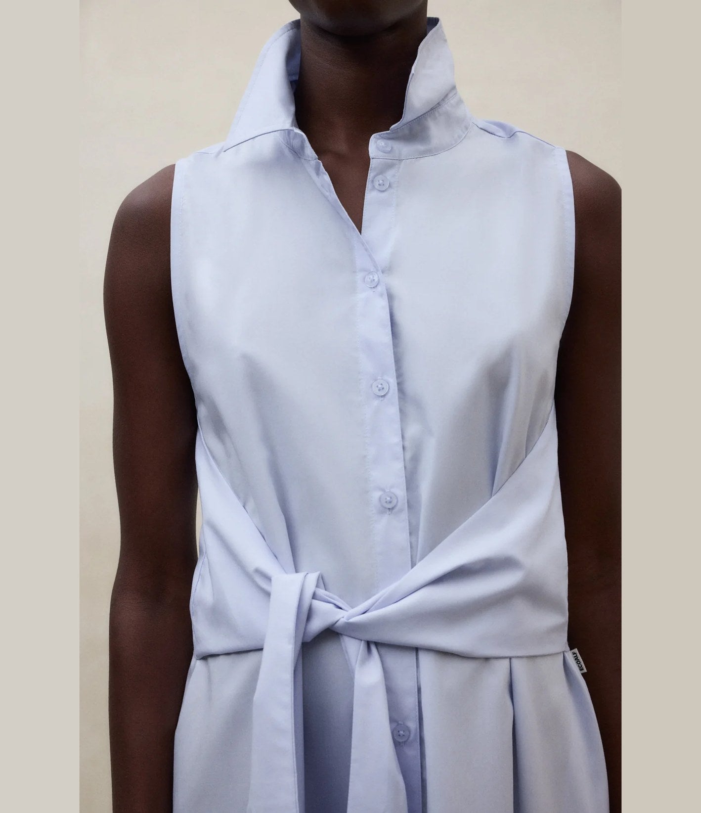 Ecoalf Chiara Dress Azul Celeste