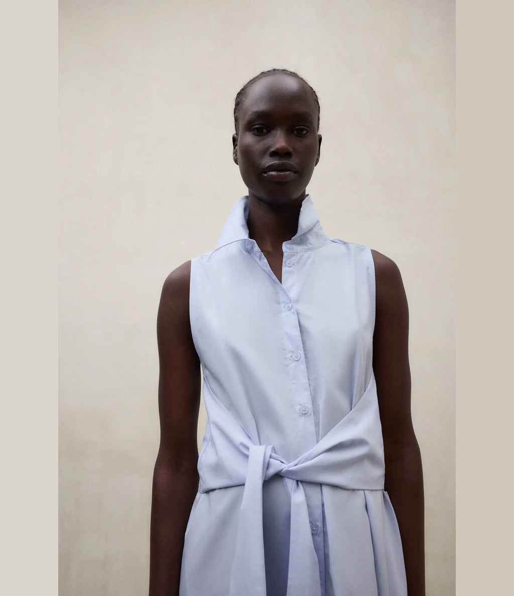 Ecoalf Chiara Dress Azul Celeste