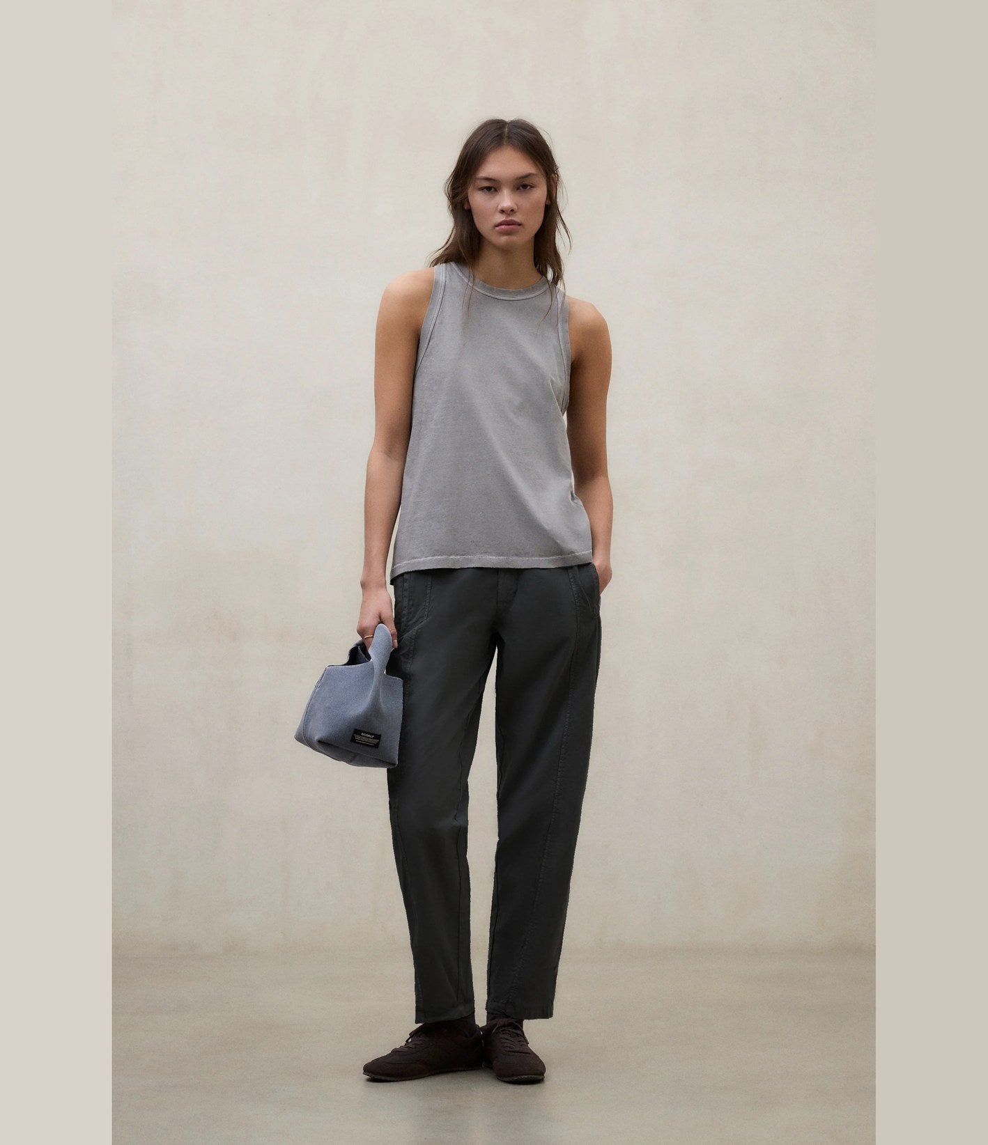 Ecoalf Ripoll Pants Charcoal - pantalon - vista 2