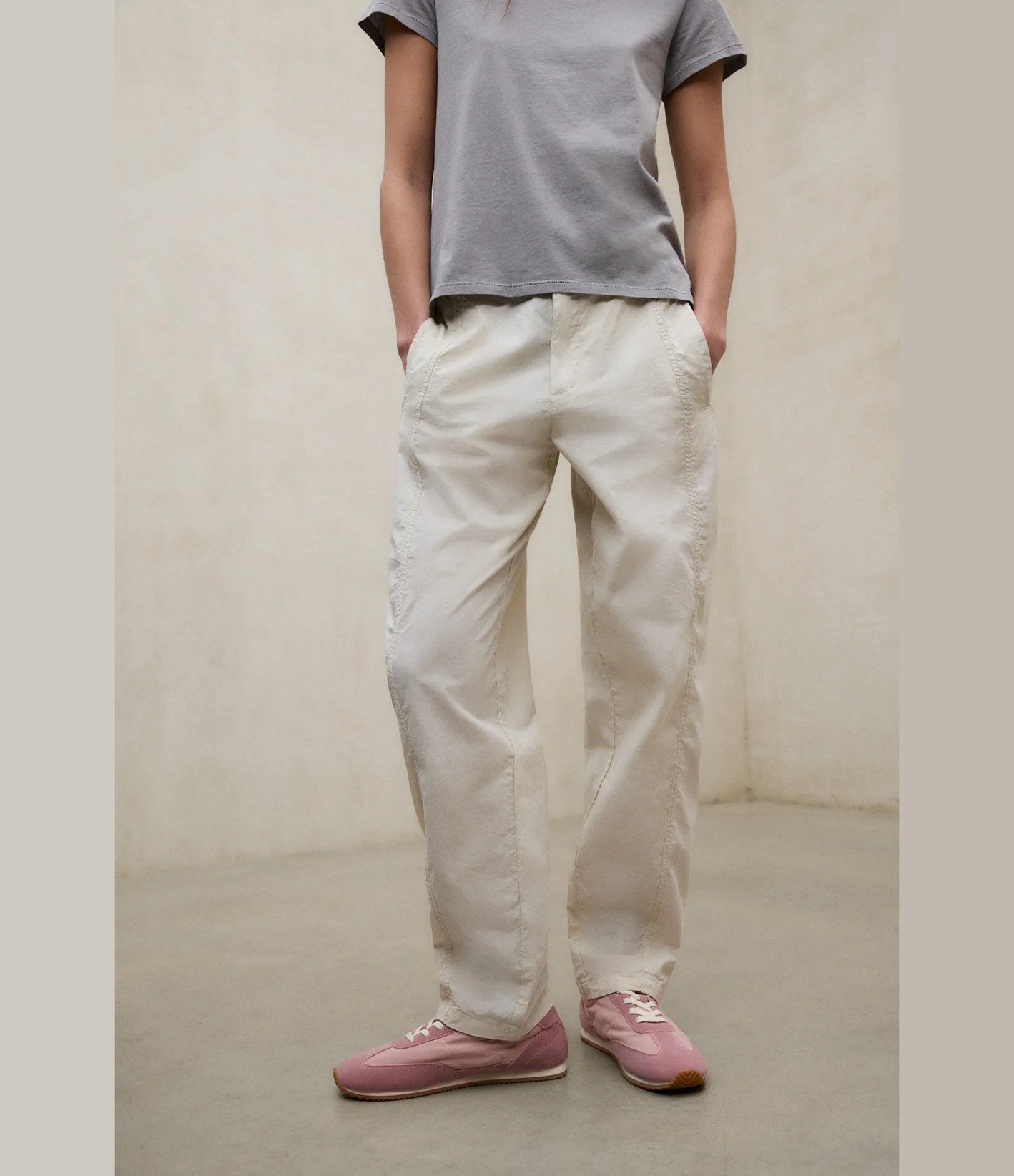 Ecoalf Ripoll Pants Beige - pantalon - vista 3