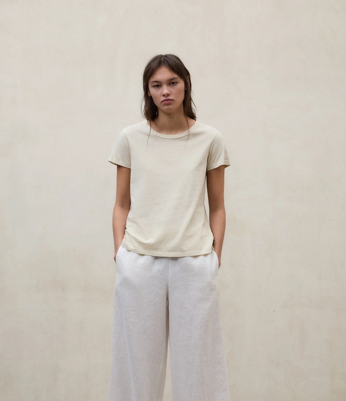 Ecoalf Keile T-Shirt Ecru