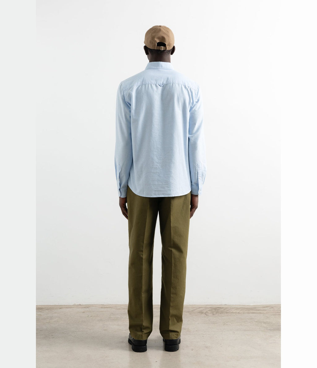Edmmond Studios Duck Shirt Oxford Light Blue