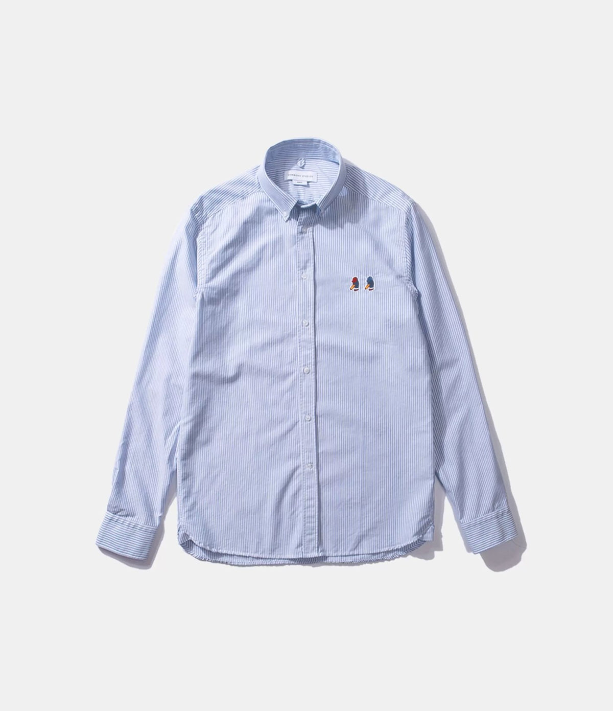 Edmmond Studios Duck Shirt Oxford Light Blue