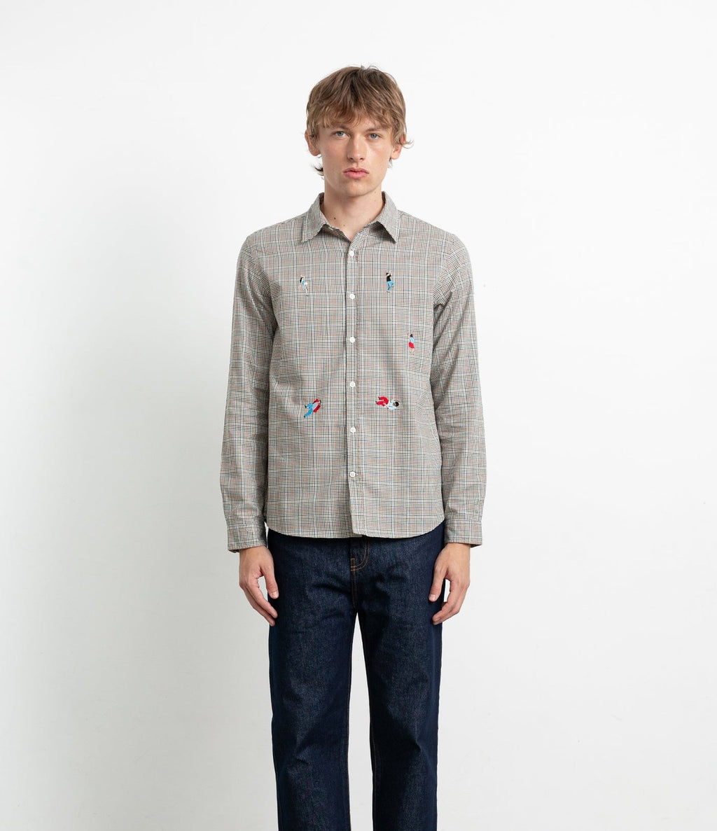 Edmmond Studios Groove Room Shirt Plain Khaki