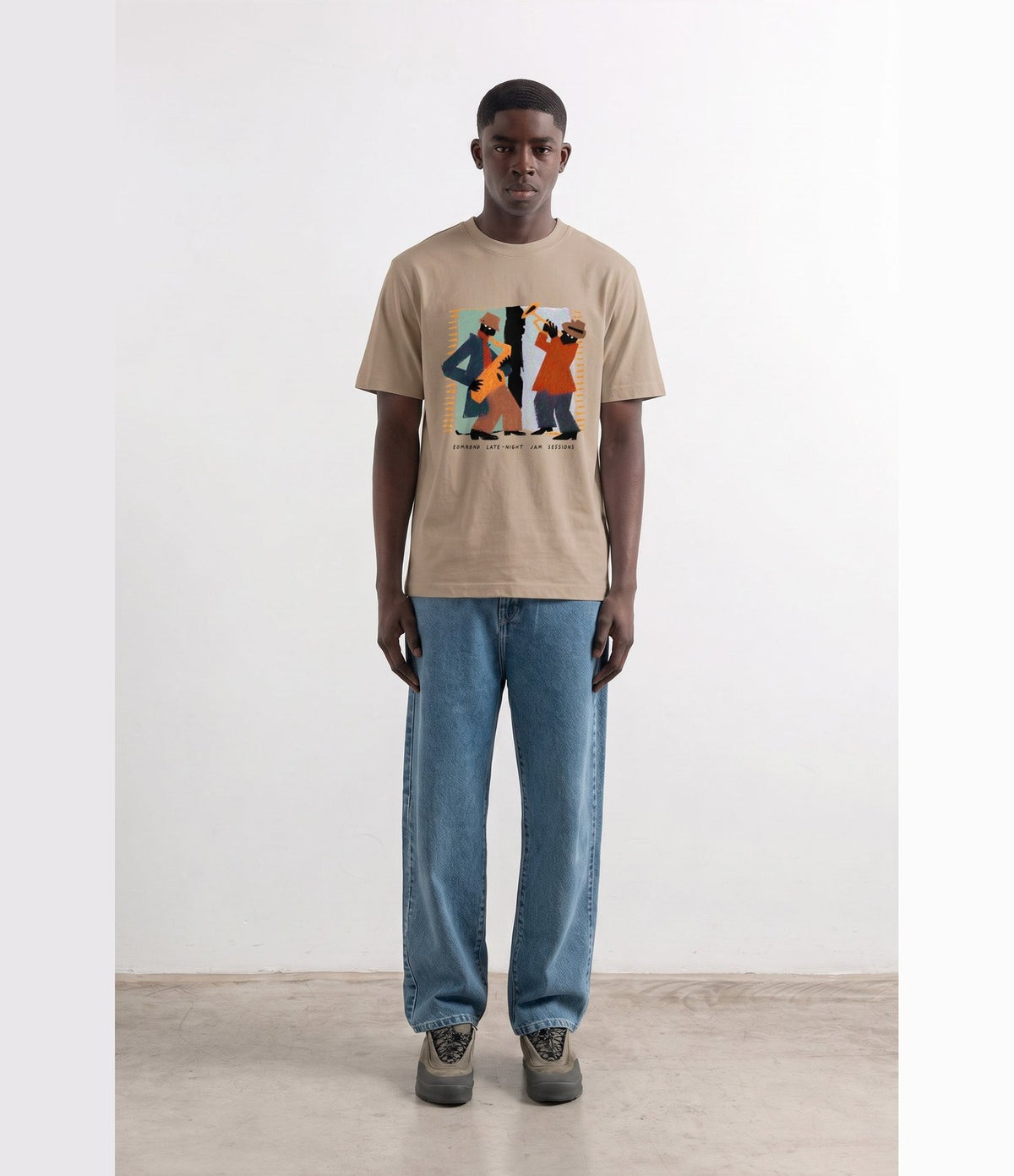 Edmmond Studios Jam Tee Plain Tan
