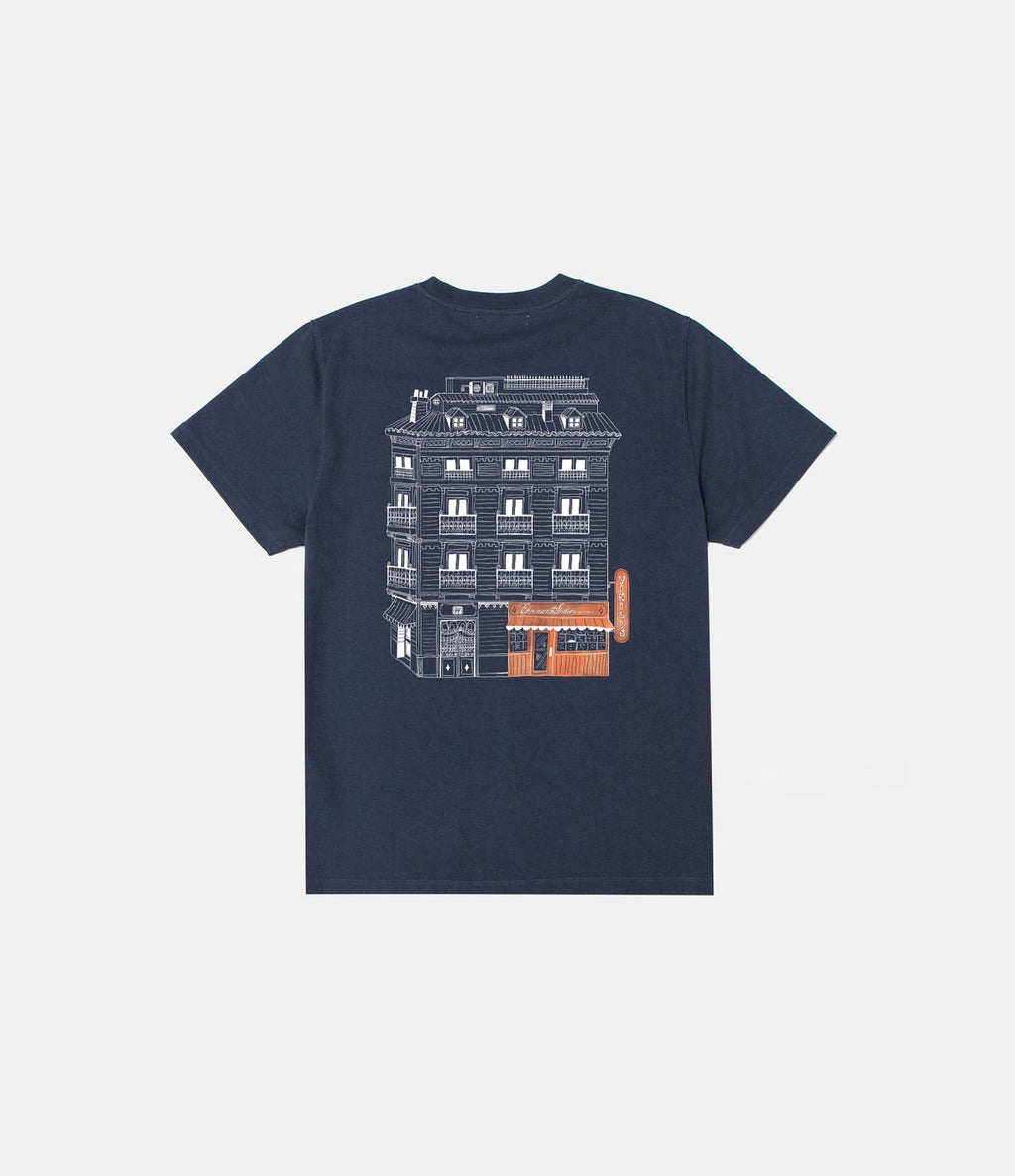 Edmmond Studios Music Center Tee Plain Navy