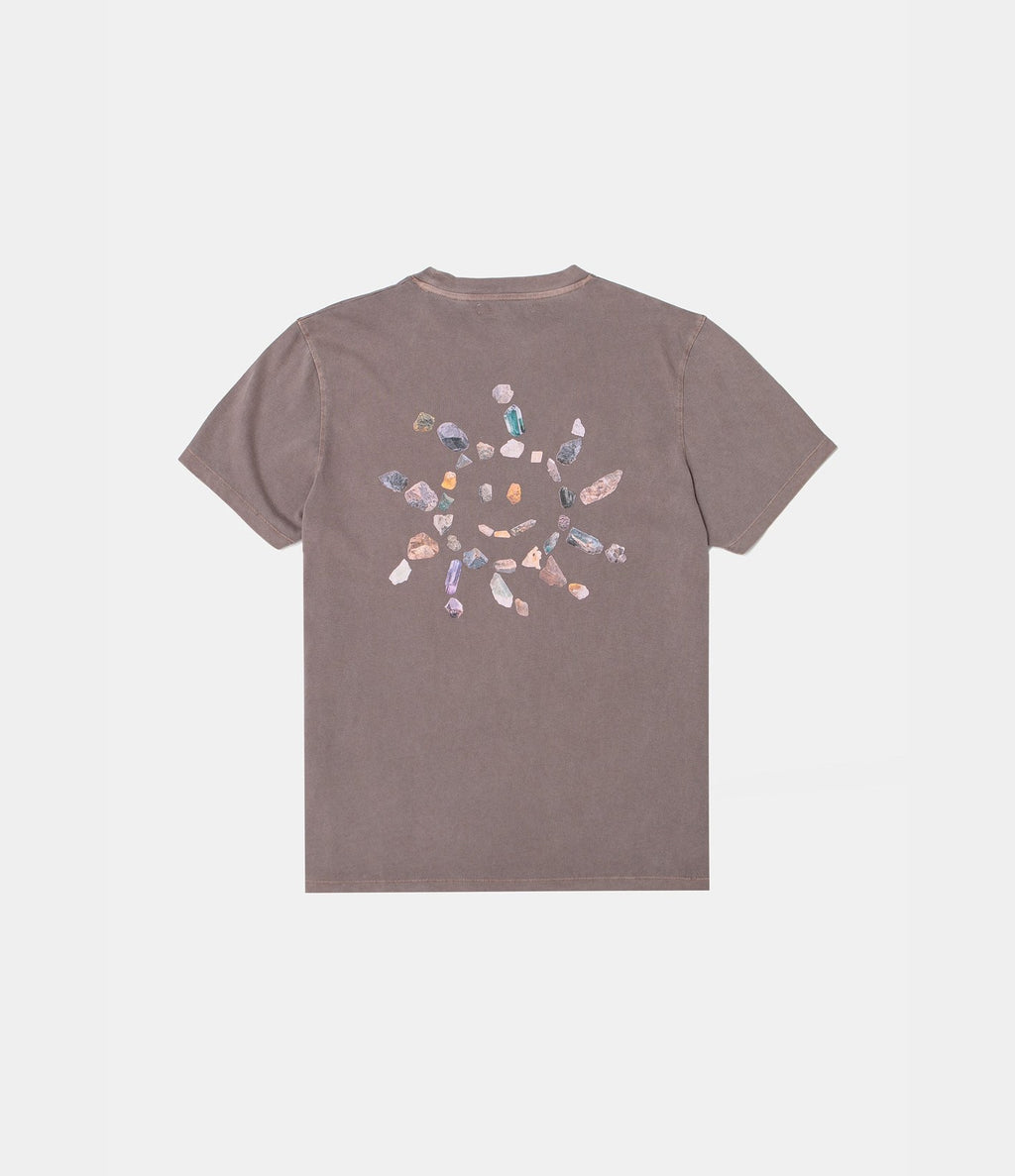 Edmmond Studios Stones Tee Plain Chocolate