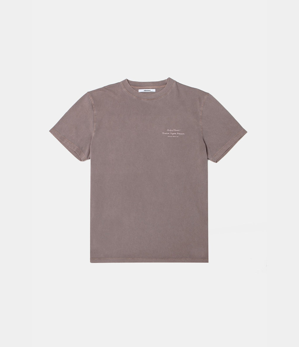 Edmmond Studios Stones Tee Plain Chocolate