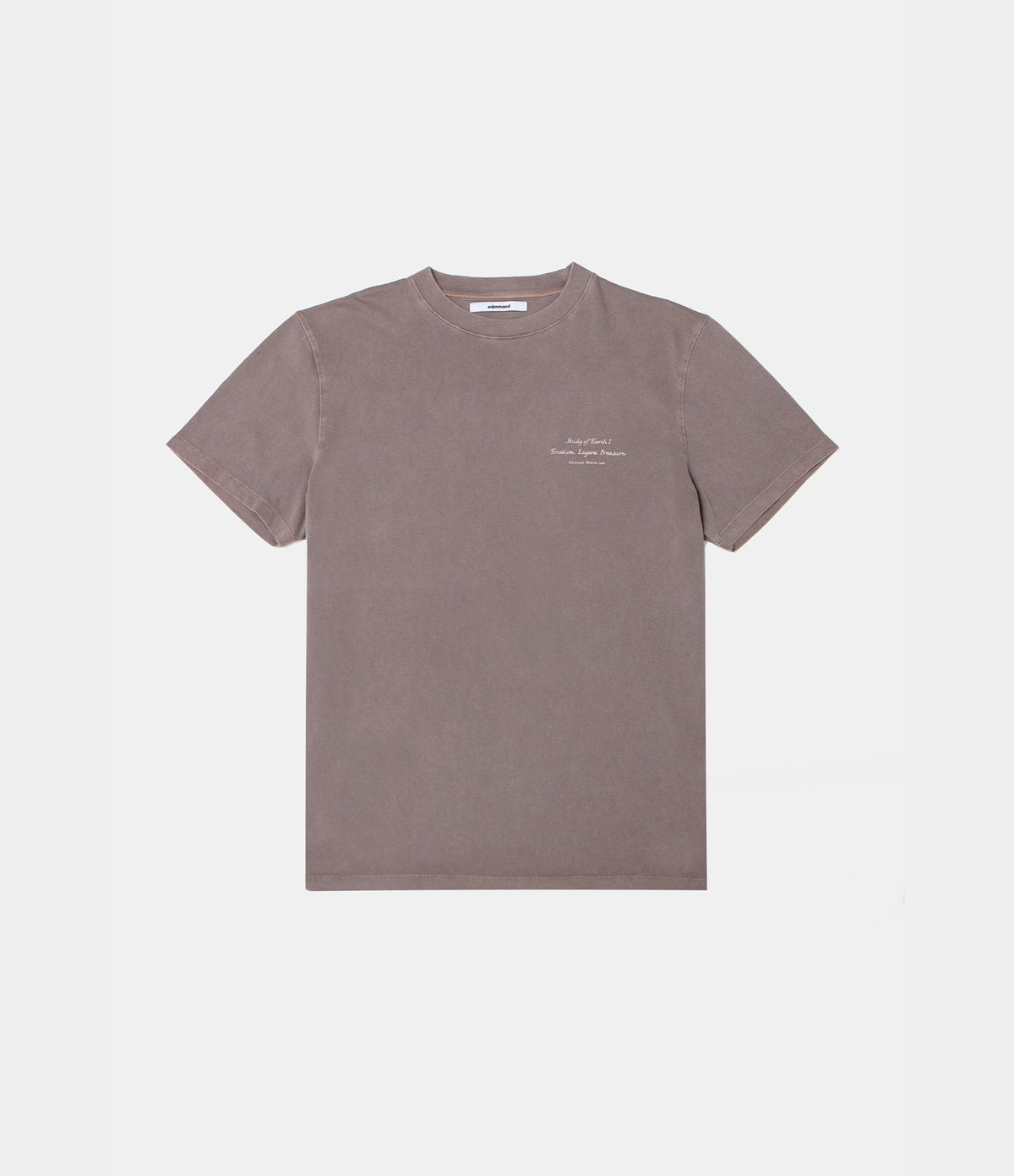 Edmmond Studios Stones Tee Plain Chocolate