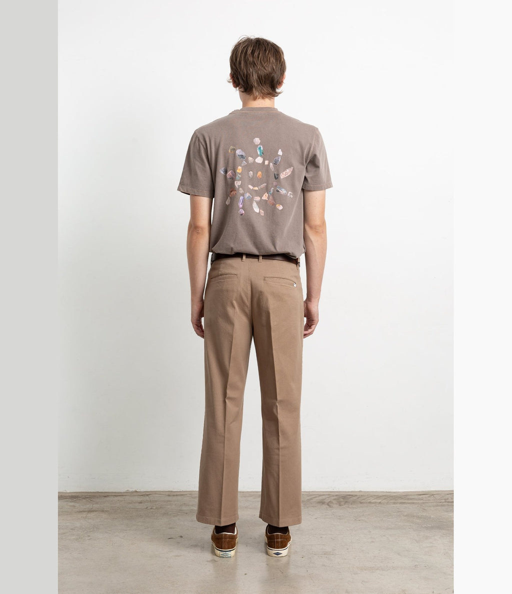 Edmmond Studios Stones Tee Plain Chocolate