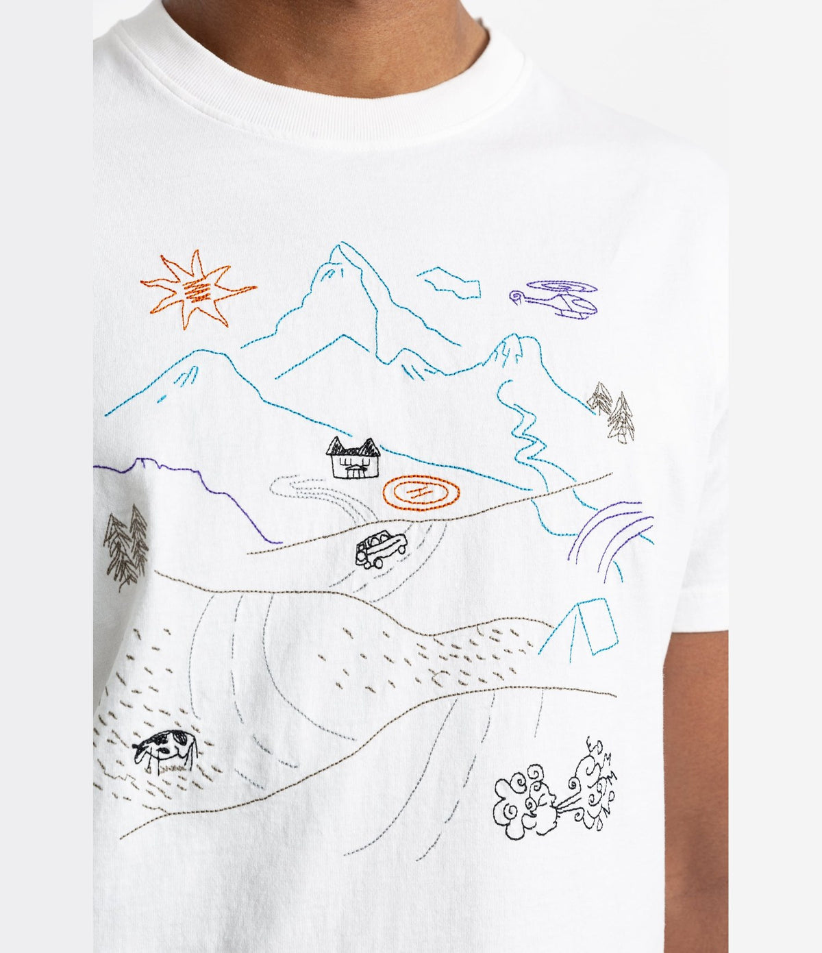 Edmmond Studios Outdoors Tee Plain White