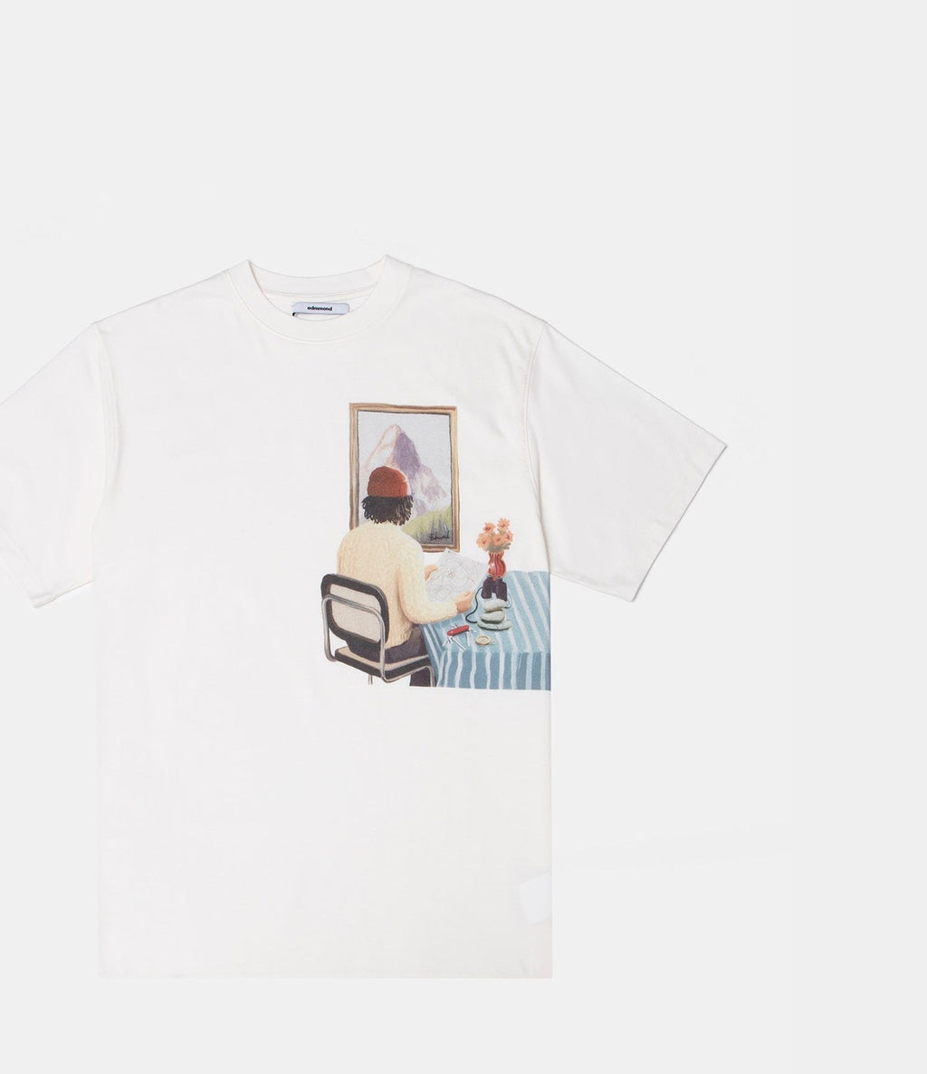 Edmmond Studios Room Tee Plain Off White