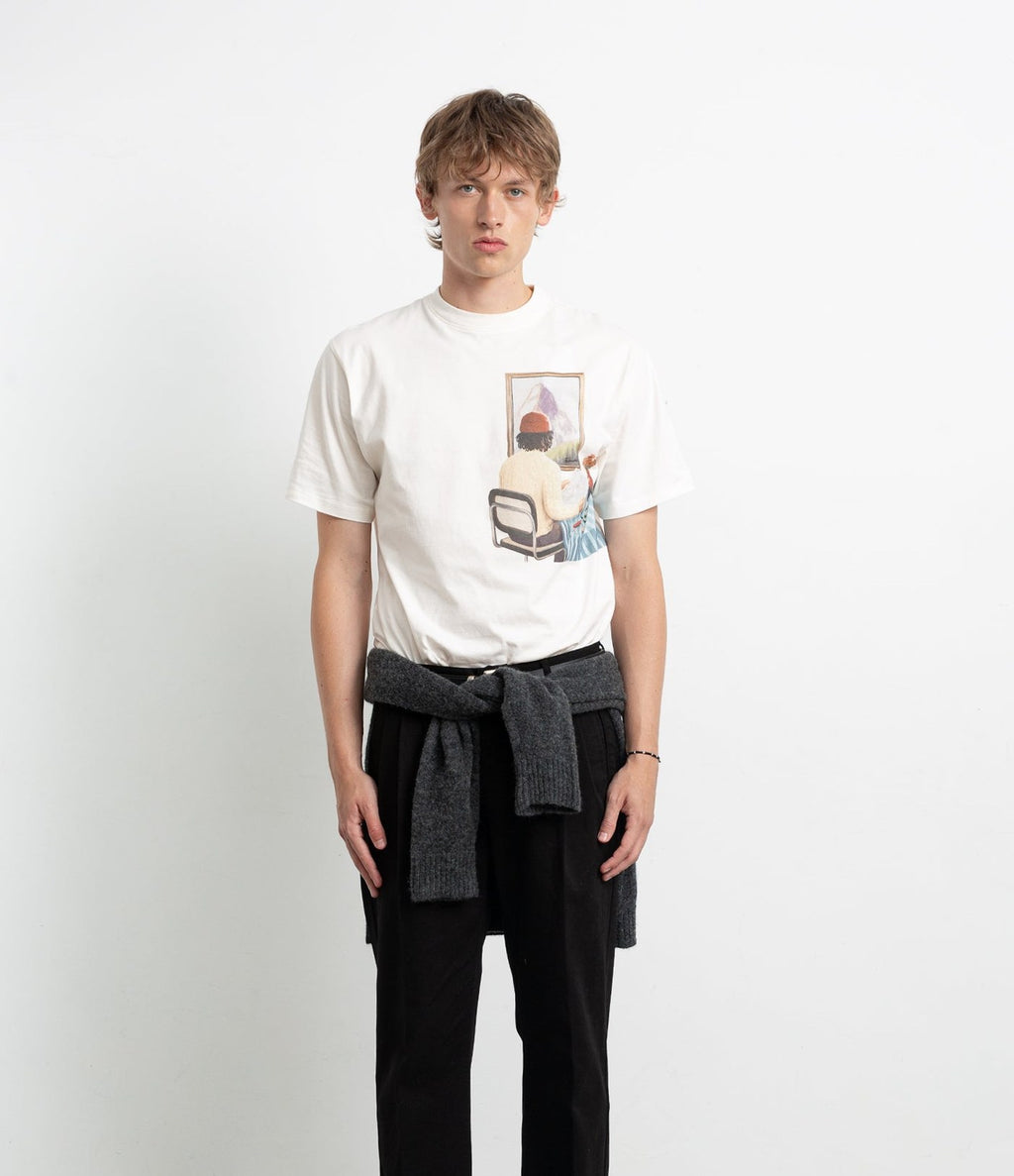 Edmmond Studios Room Tee Plain Off White