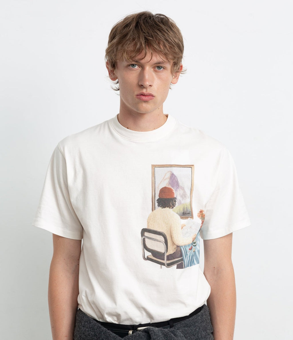 Edmmond Studios Room Tee Plain Off White