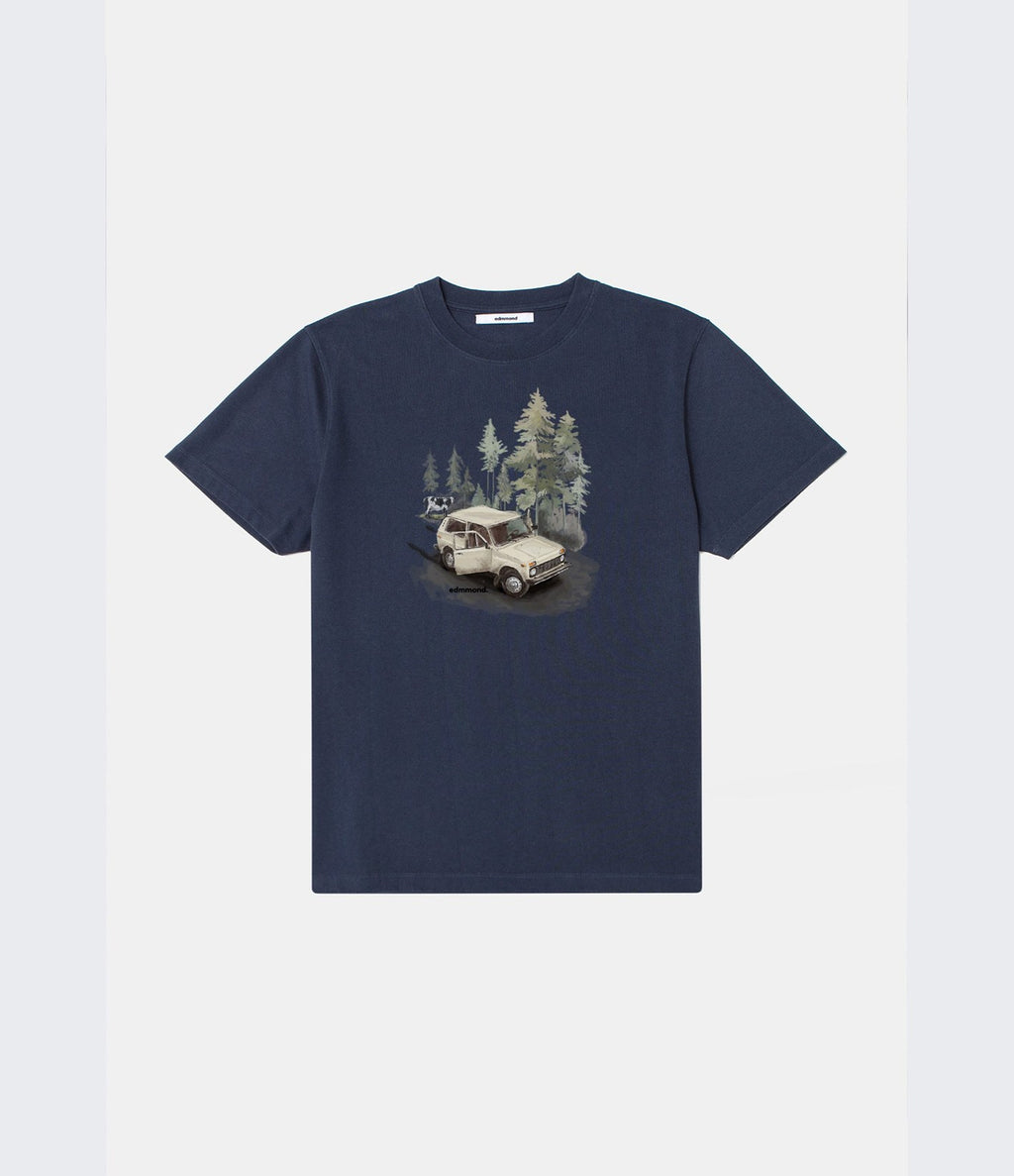 Edmmond Studios Wander Tee Plain Navy