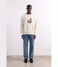 Edmmond Studios Wander Sweatshirt Plain Off White