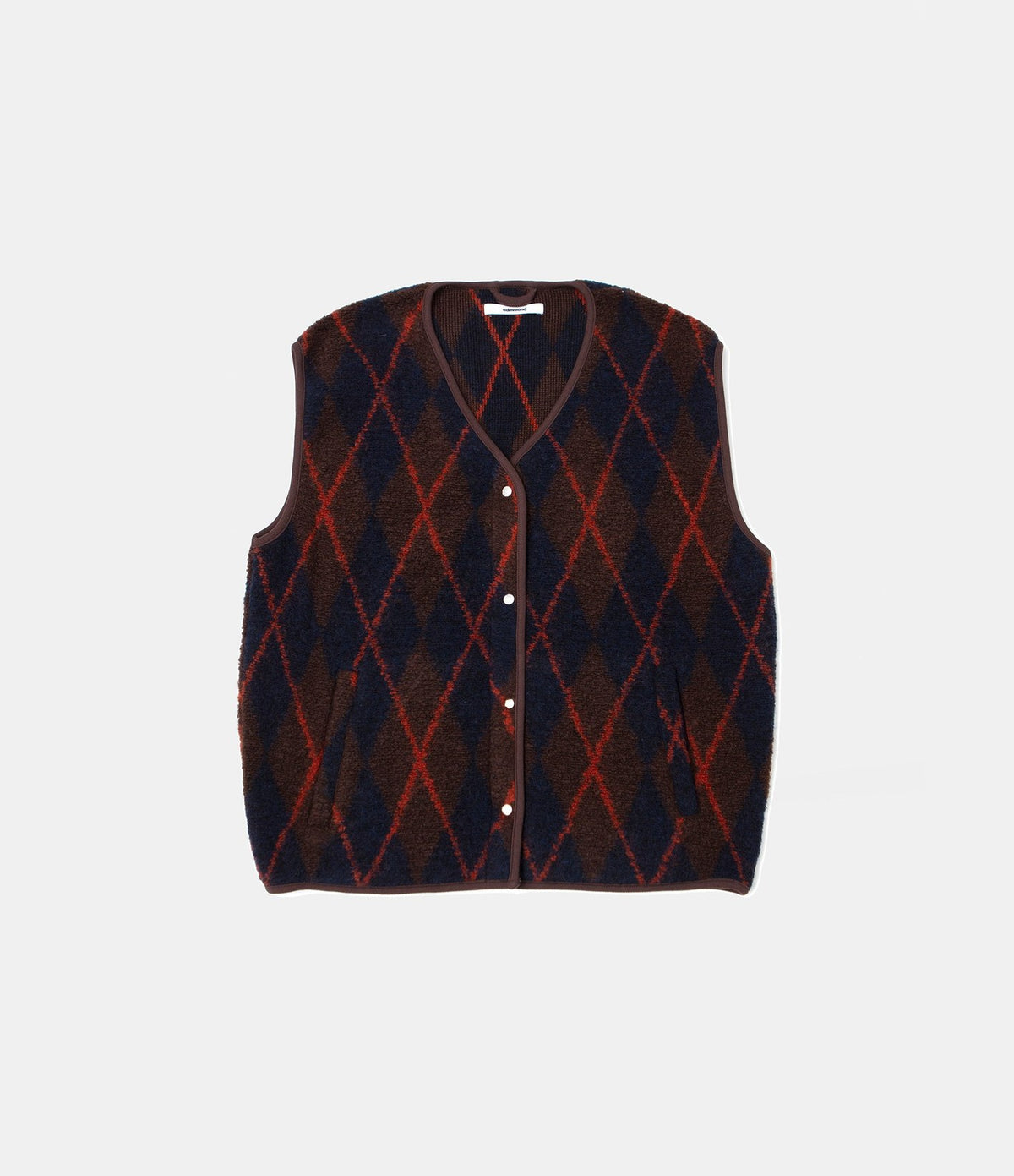Edmmond Studios Atelier Vest Plain Brown