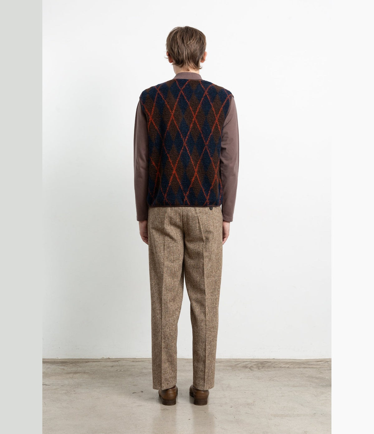 Edmmond Studios Atelier Vest Plain Brown