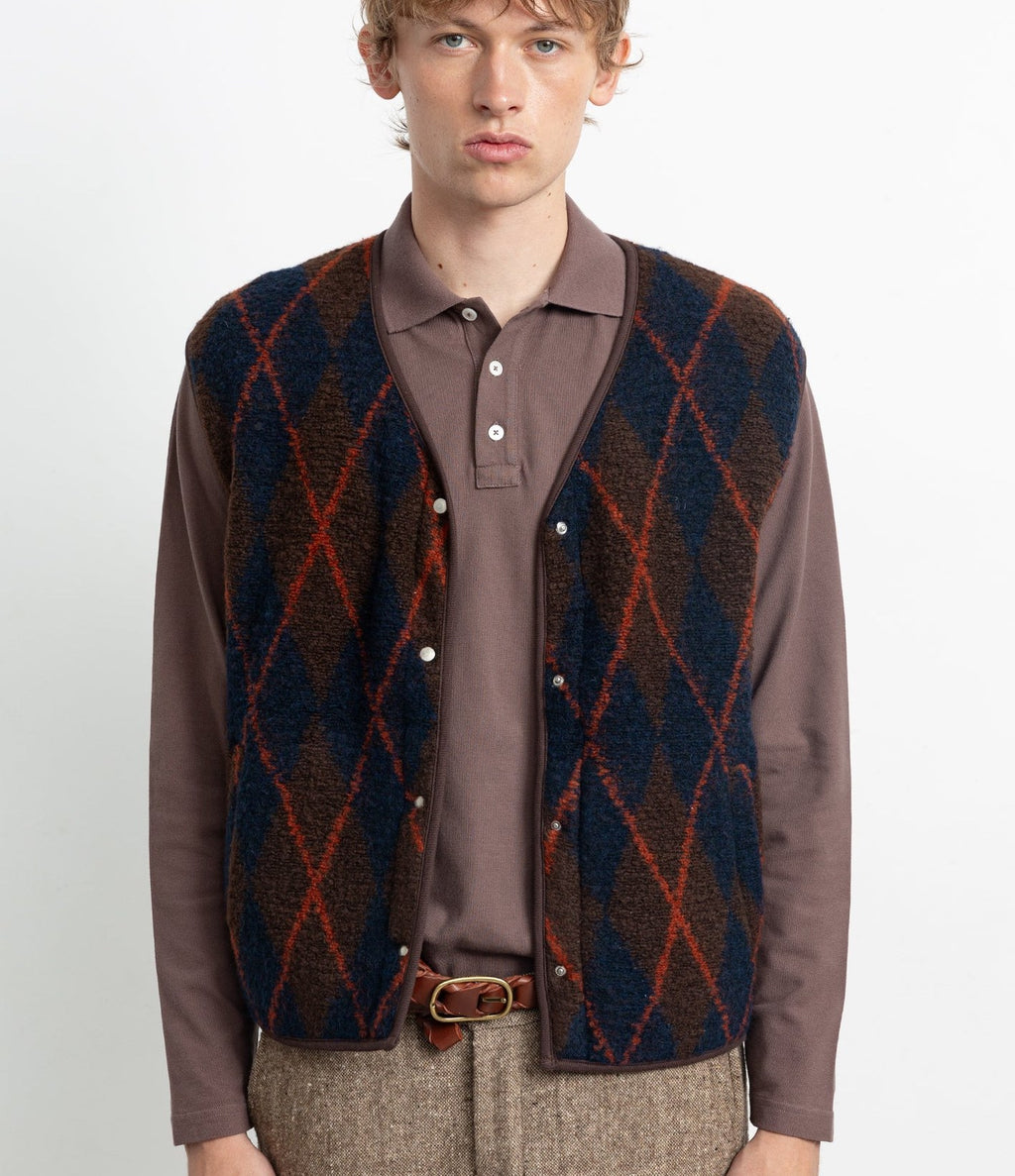 Edmmond Studios Atelier Vest Plain Brown