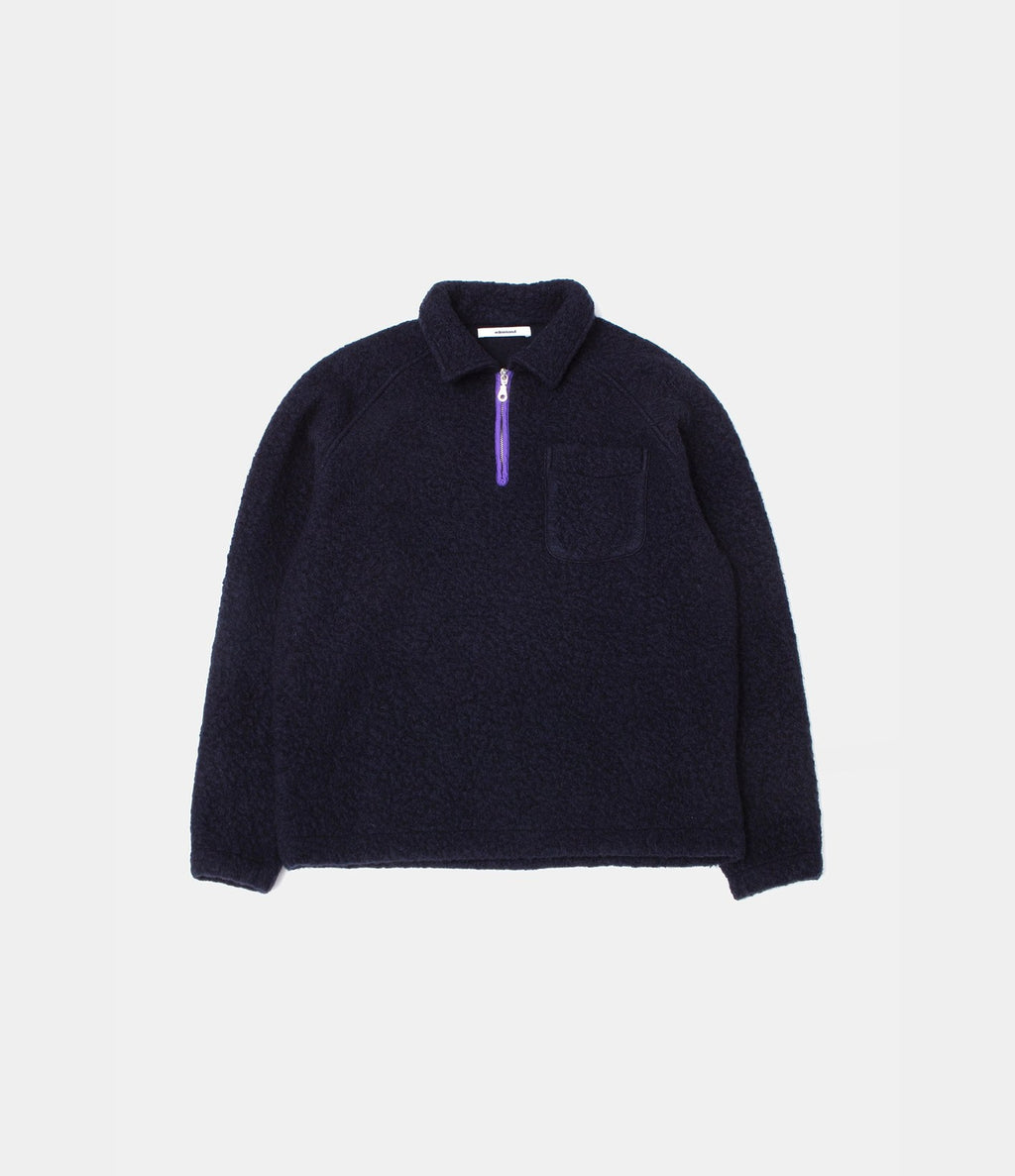 Edmmond Studios Unconventional Zip Logo Plain Navy