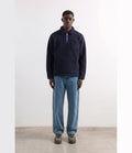 Edmmond Studios Unconventional Zip Logo Plain Navy