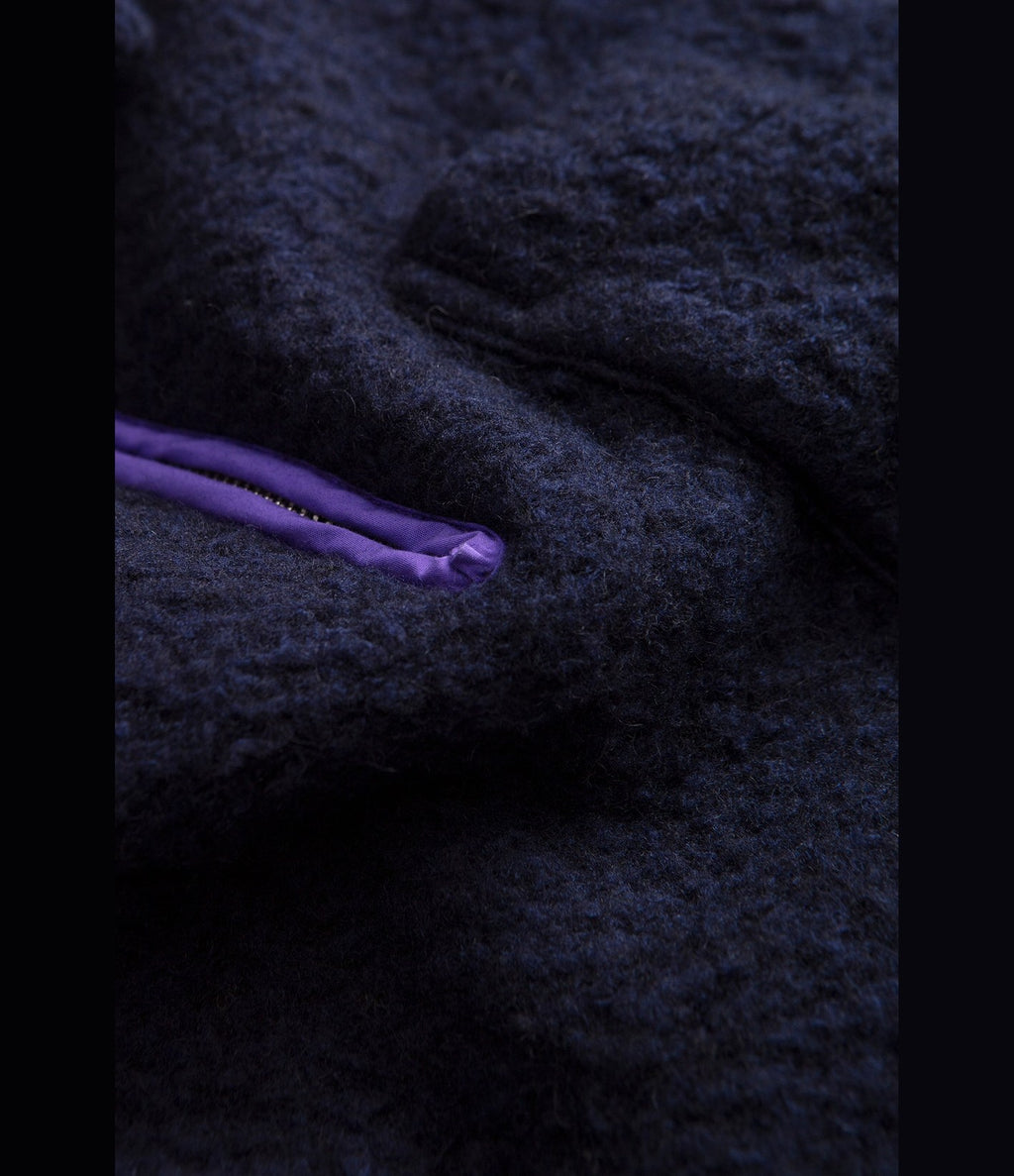 Edmmond Studios Unconventional Zip Logo Plain Navy