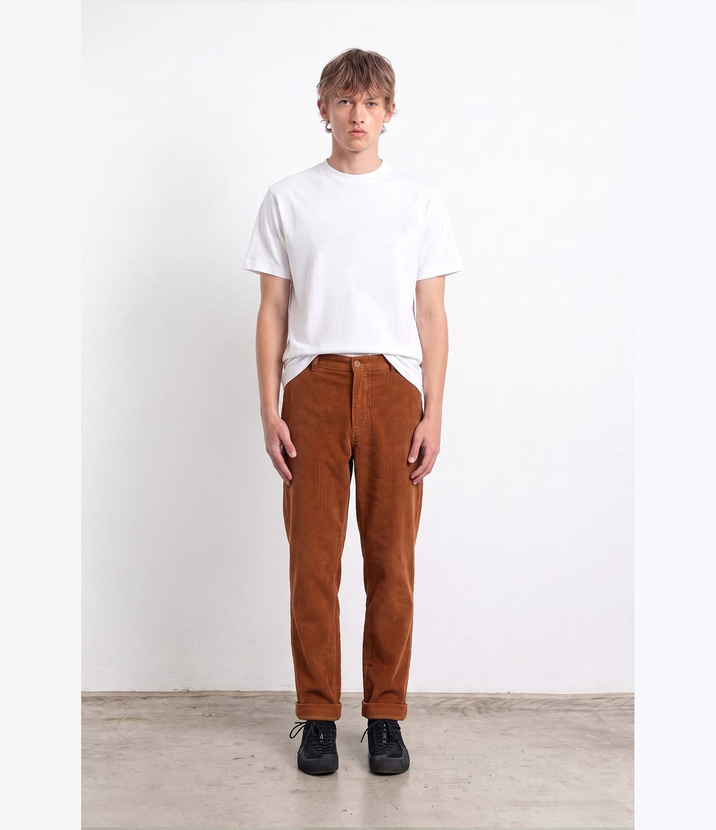 Edmmond Studios Jorge Pant Plain Brown