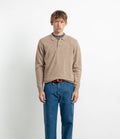 Edmmond Studios Wool Polo Plain Tan
