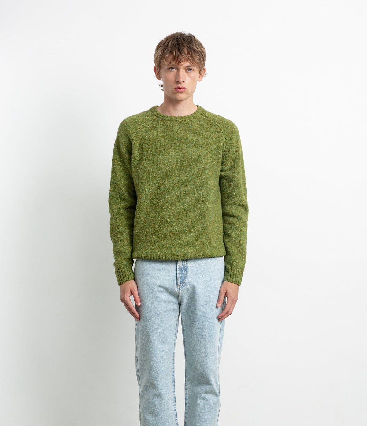 Edmmond Studios Paris Sweater Plain Khaki